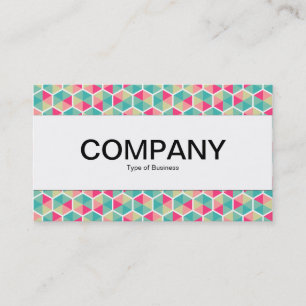Centre Band - Hexagon Pattern 02 Business Card