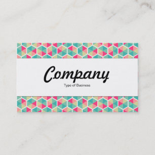Centre Band - Hexagon Pattern 02 Business Card