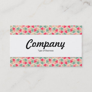 Centre Band - Hexagon Pattern 04 Business Card