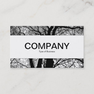 Centre Band  - High Contrast Tree Business Card