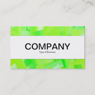 Centre Band  - Painted Green Business Card