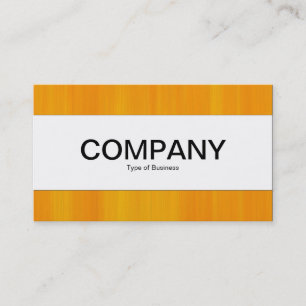 Centre Band - Painted Orange Business Card