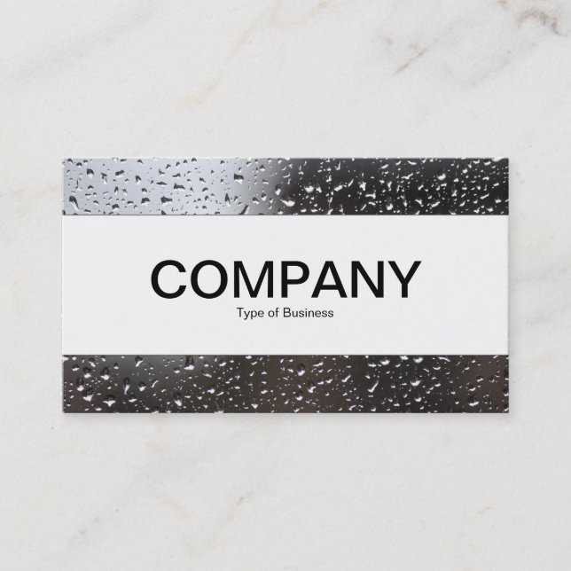 Centre Band  - Rain on a Window Business Card (Front)