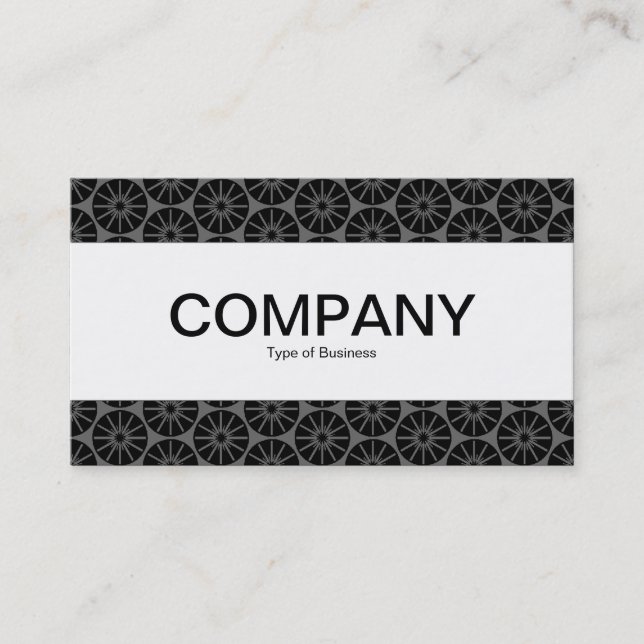 Centre Band - Star Wheel - Black with Grey Business Card (Front)