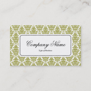 Centre Étiquette v5 - Olive Damask