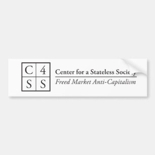 Centre for a Stateless Society for your bumper Bumper Sticker