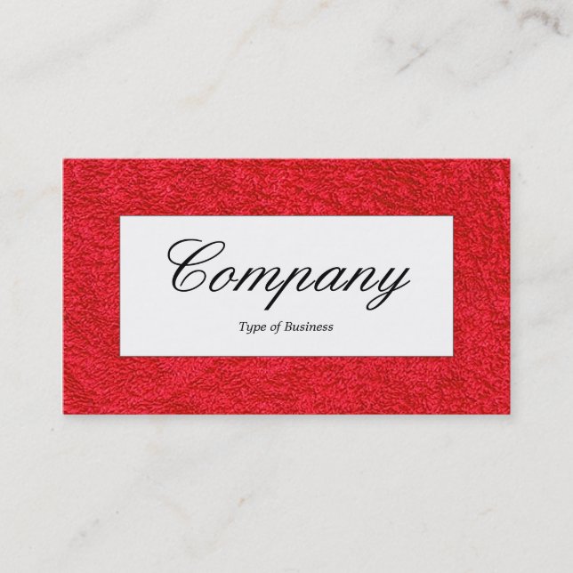 Centre Label - Carpet 01 Business Card (Front)