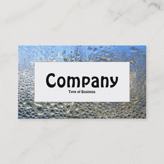 Centre Label - Cool Water II Business Card (Front)