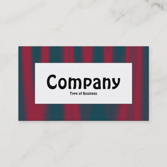 Centre Label - Drapery 02 Business Card (Front)