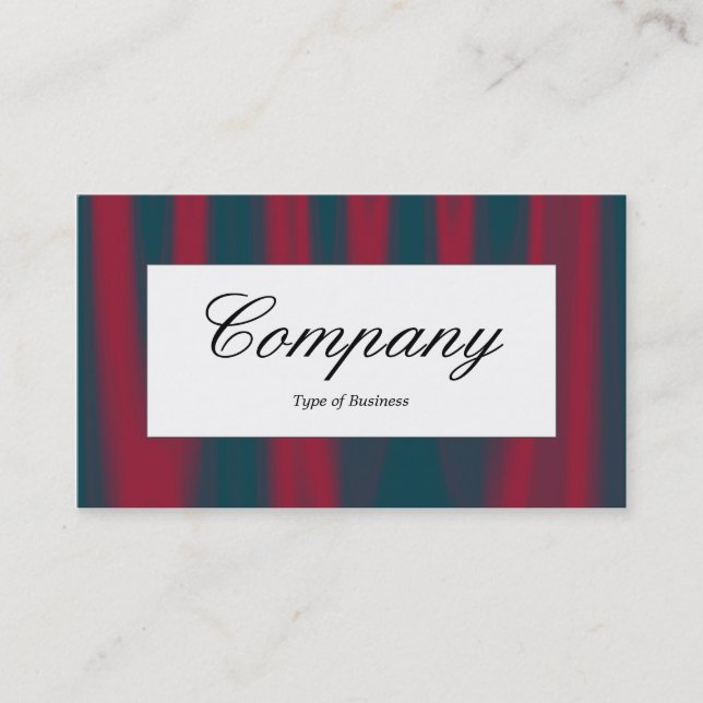 Centre Label - Drapery 02 Business Card (Front)