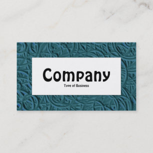 Centre Label - Etched Circles Business Card