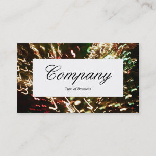 Centre Label - Fibre Optics Business Card