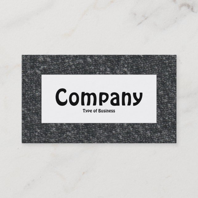 Centre Label - Fine Wool 01 Business Card (Front)