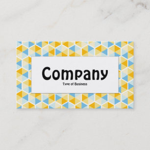 Centre Label - Hexagon Pattern 03 Business Card