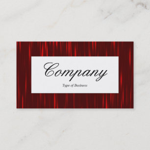 Centre Label - Red Streaks Abstract Business Card