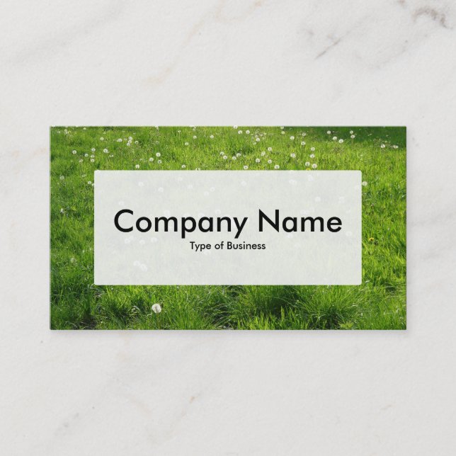 Centre Label v3 - Dandelion Meadow 01 Business Card (Front)
