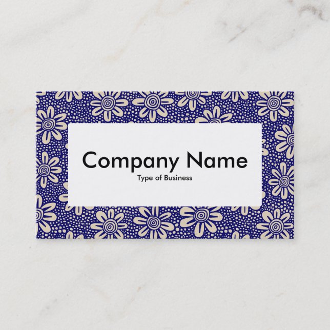 Centre Label v4 - 140617 - Dk Blue and Beige Business Card (Front)