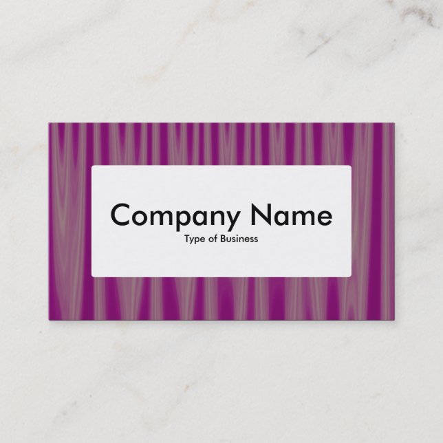 Centre Label v4 - Drapery 06 Business Card (Front)