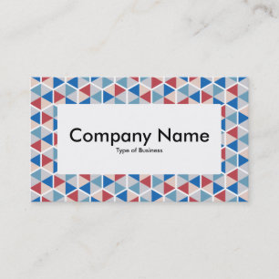 Centre Label v4 - Hexagon Pattern 05 Business Card