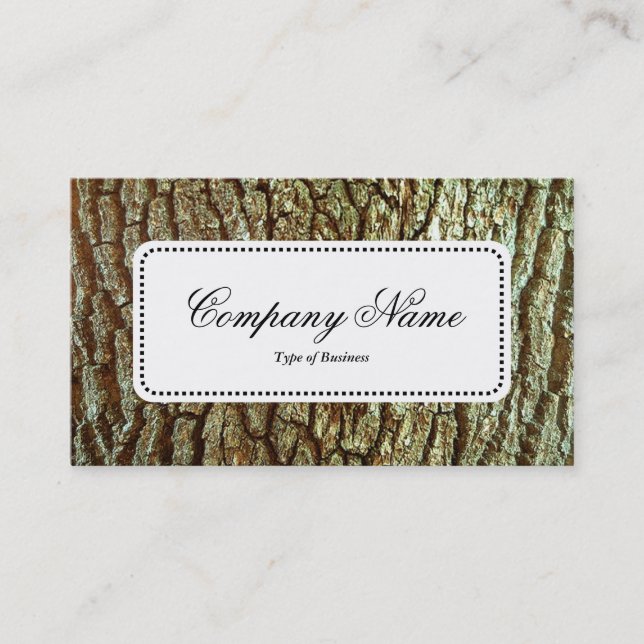 Centre Label v5 - Bark 03 Business Card (Front)