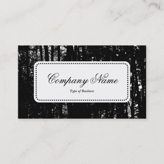 Centre Label v5 - Dark Woods HC Business Card (Front)