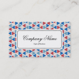 Centre Label v5 - Hexagon Pattern 05 Business Card
