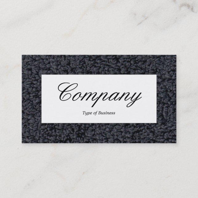 Centre Label - Woolly Carpet Business Card (Front)