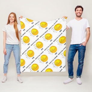 Centre Of Cell Command Inside Nucleus Biology Geek Fleece Blanket