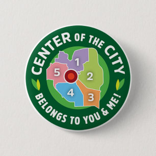 Centre of the City 2 Inch Round Button