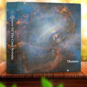 Centre of the Crab Nebula Outer Space Binder