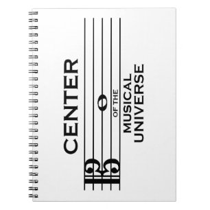 Centre of the Musical Universe Alto Clef Design Notebook