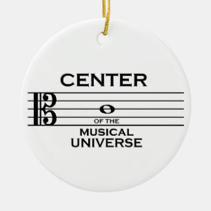 Centre of the Musical Universe Alto Clef Ornament