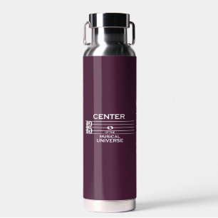 Centre of the Musical Universe Alto Clef Plum Water Bottle