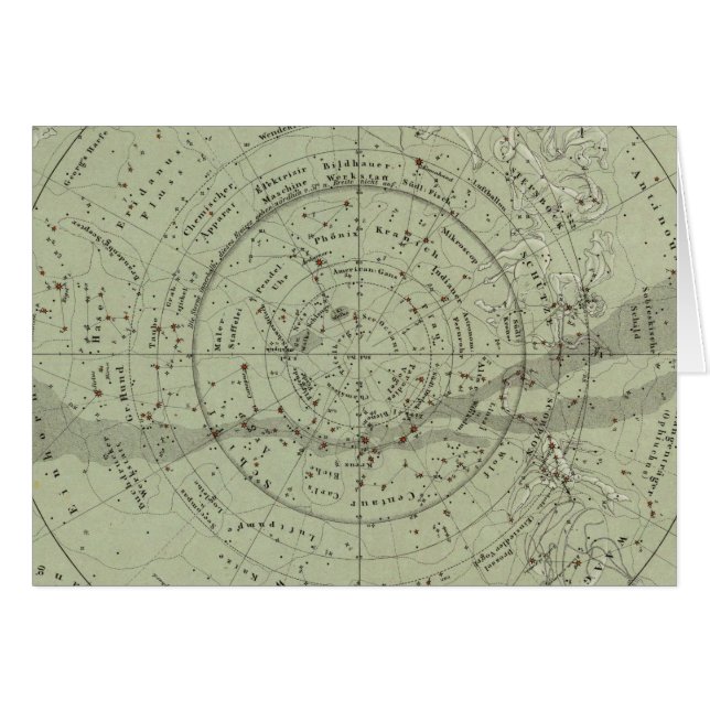 Centre of the Southern Sky map (Front Horizontal)