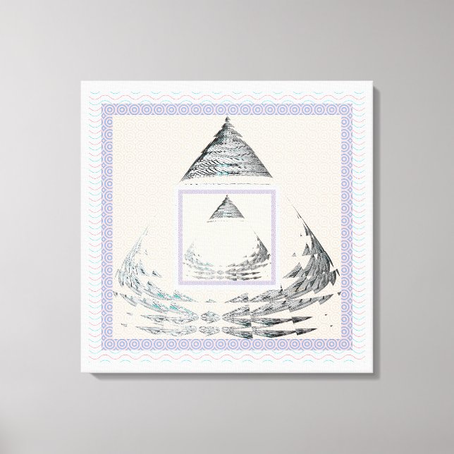 Centre Of The Triangle Canvas Print (Front)