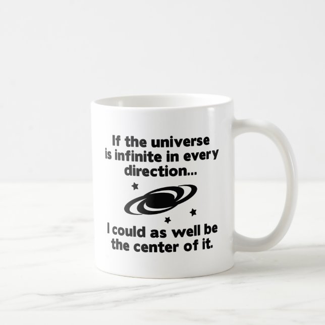 Centre Of The Universe Coffee Mug (Right)
