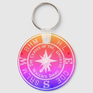 Centre of the Universe in Wallace Idaho V2 Keychain