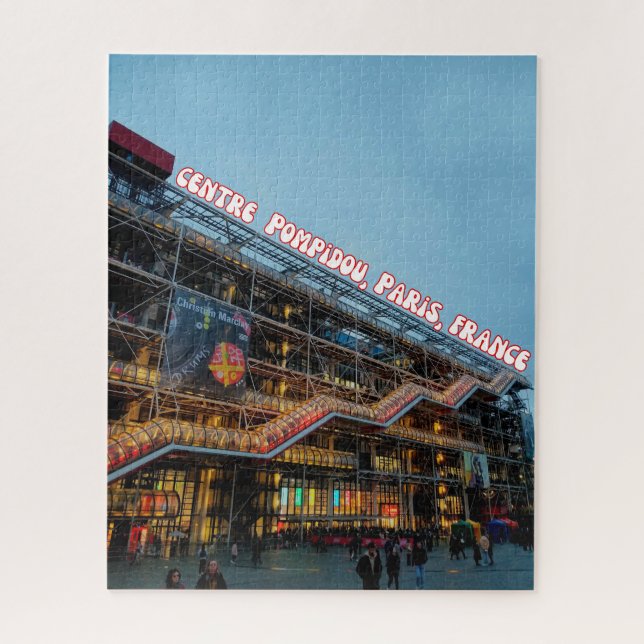 Centre Pompidou, Paris, France Jigsaw Puzzle (Vertical)