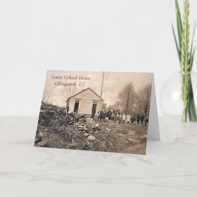 Centre School House Greeting Card (Front)