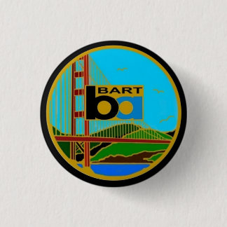 Centre Seal Bay Area Rapid Transit 1 Inch Round Button