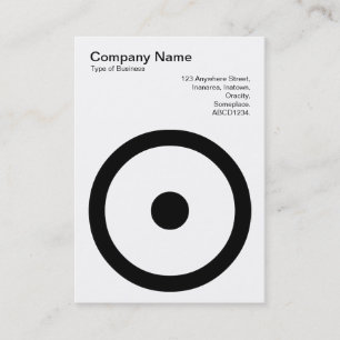Centre Spotted Circle Business Card