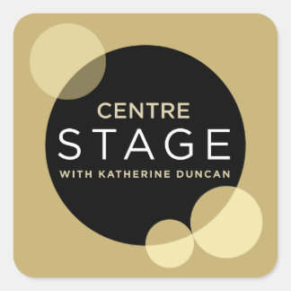 Centre Stage Square Sticker