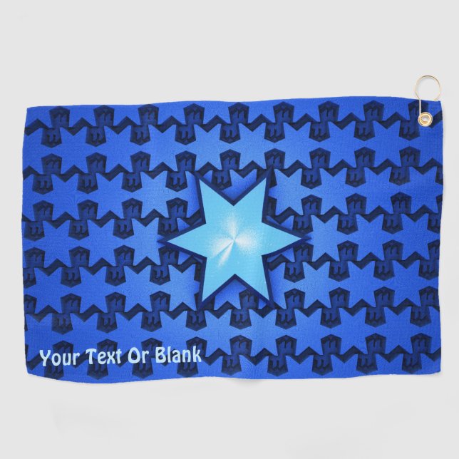 Centre Star Golf Towel (Horizontal)