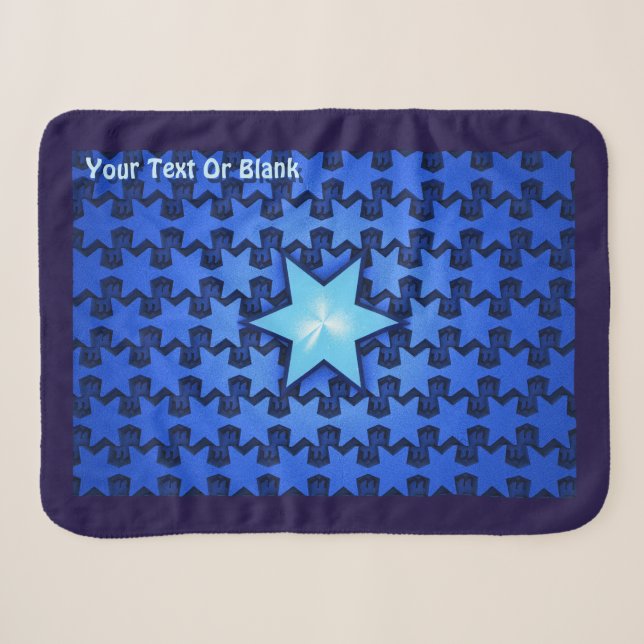 Centre Star Sherpa Blanket (Front (Horizontal))