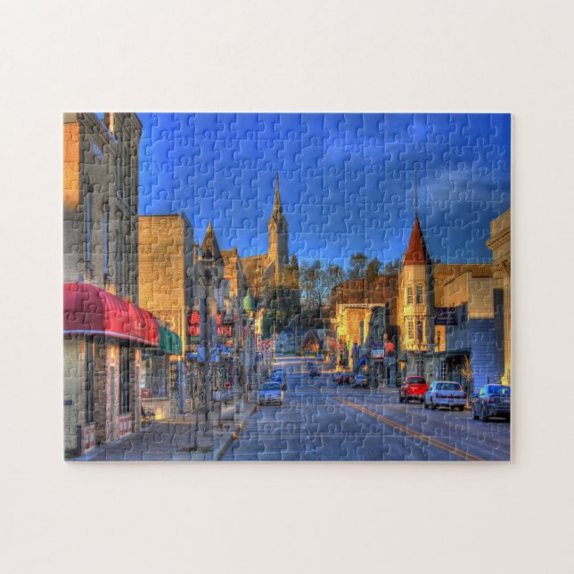 Centre-ville du Wisconsin. Jigsaw Puzzle (Horizontal)