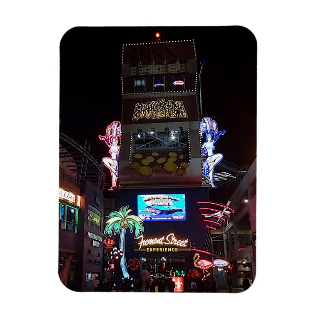 Centre-ville Las Vegas #7 Magnet (Vertical)