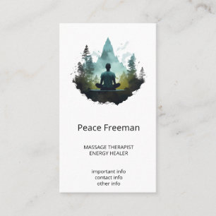 Centre Within   Forest Meditation Business Card