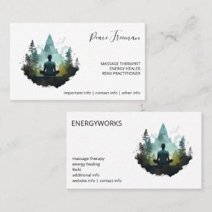 Centre Within   Forest Meditation Business Card
