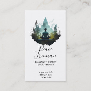 Centre Within   Forest Meditation Business Card