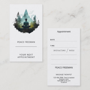 Centre Within   Forest Meditation Business Card